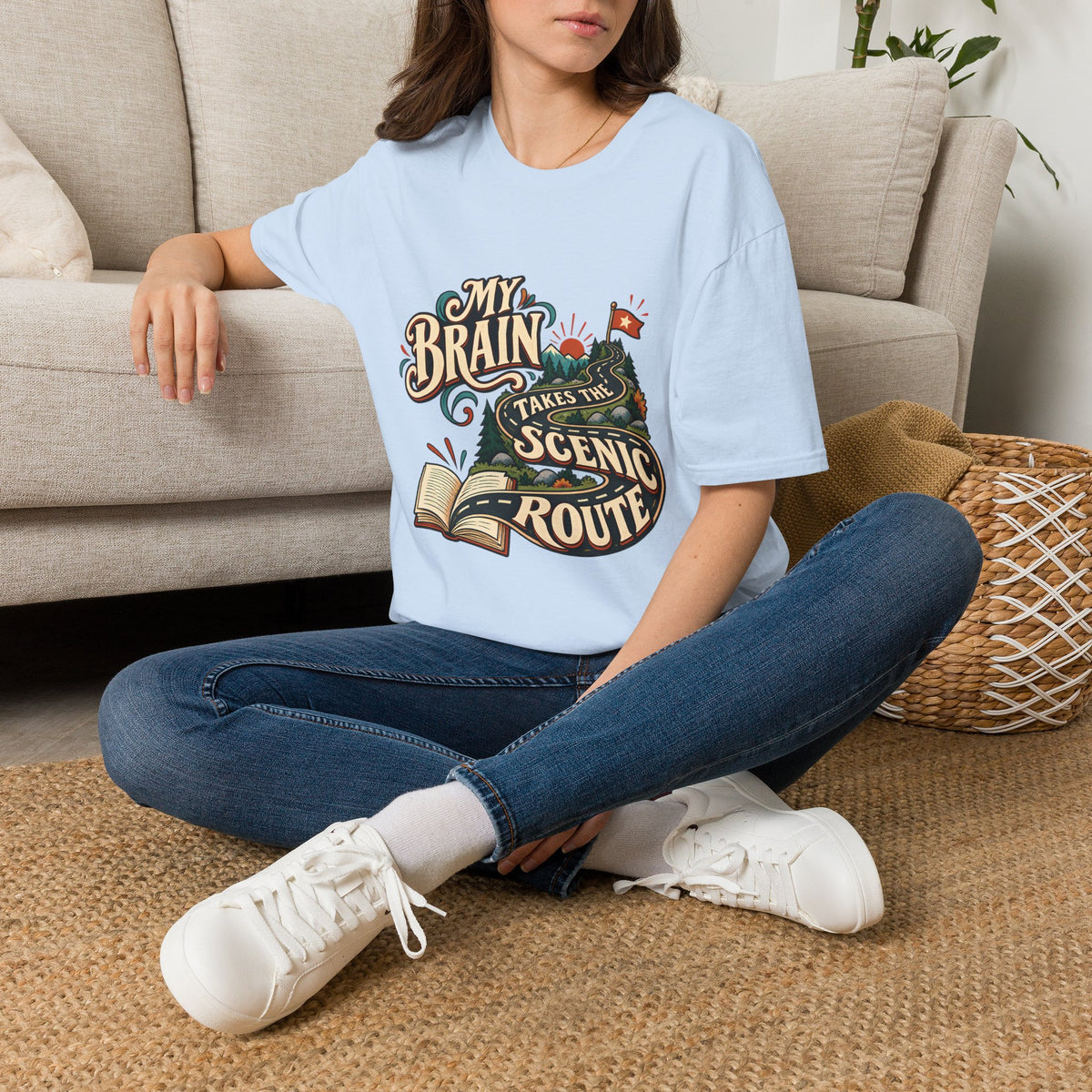 The Scenic Route | A Beautifully Different Mind | Neurodivergent Shirt