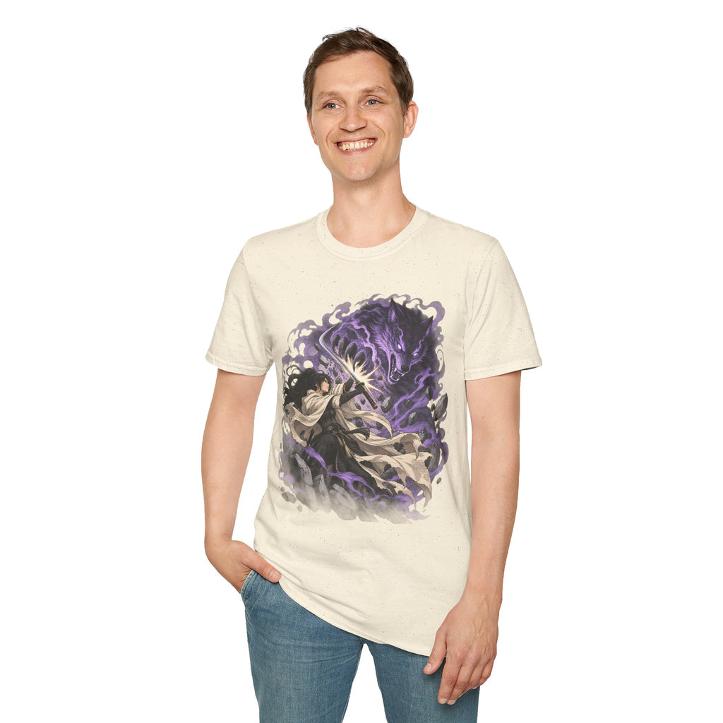 Trial of the Wolf | Samurai Anime Storm Warrior T-Shirt