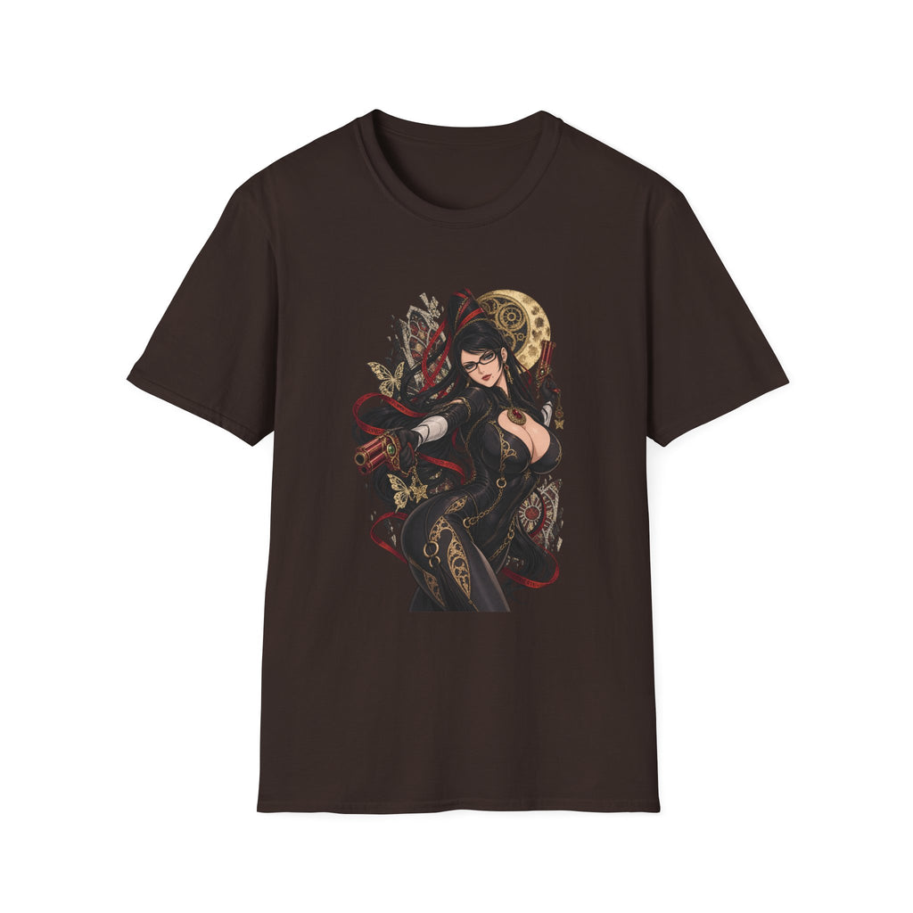 Bayonetta | Sexy Gothic Gaming Anime Pin Up Girl | Gothic Sorceress T-Shirt