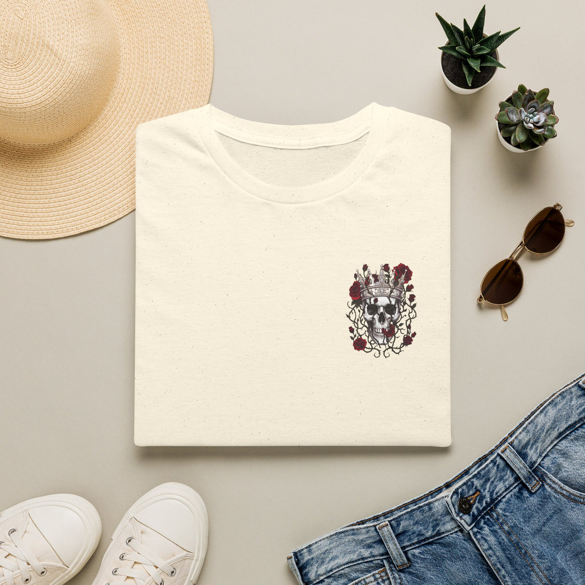 Funeral Flowers - T-Shirt Gothic / Fantasy Hourglass