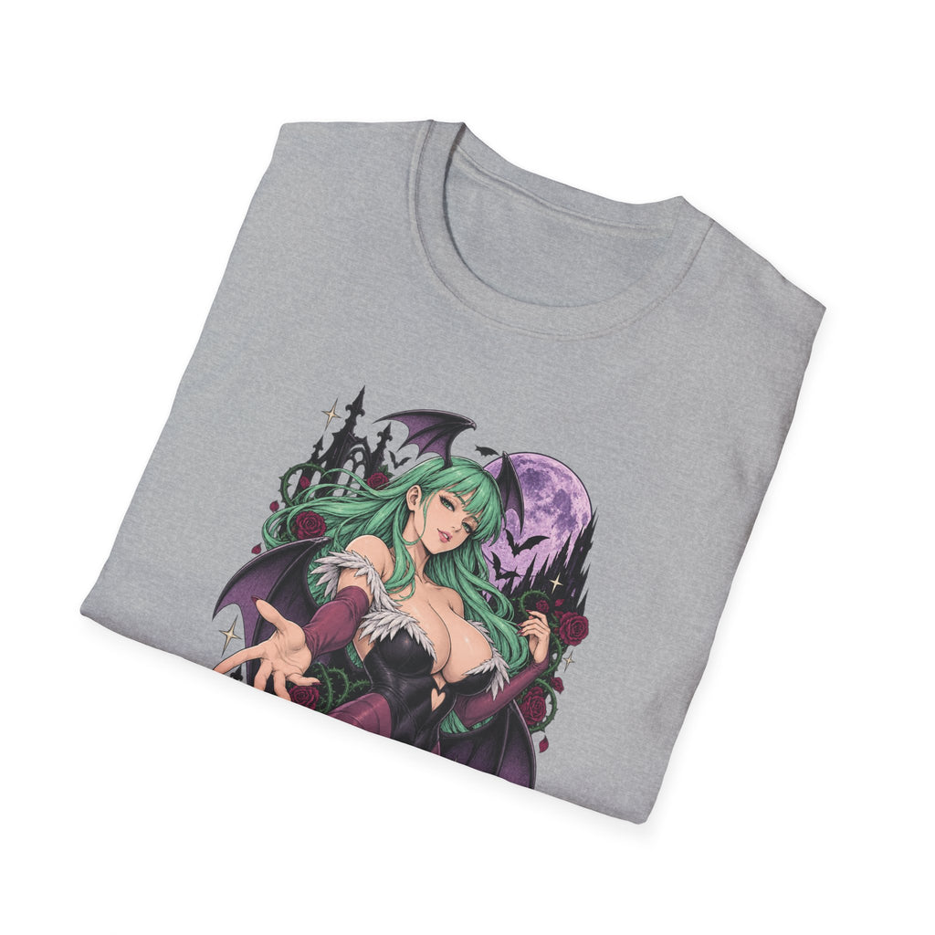 Morrigan | Sexy Succubus Pin Up Girl | Gothic Sorceress Halloween Gamer T-Shirt