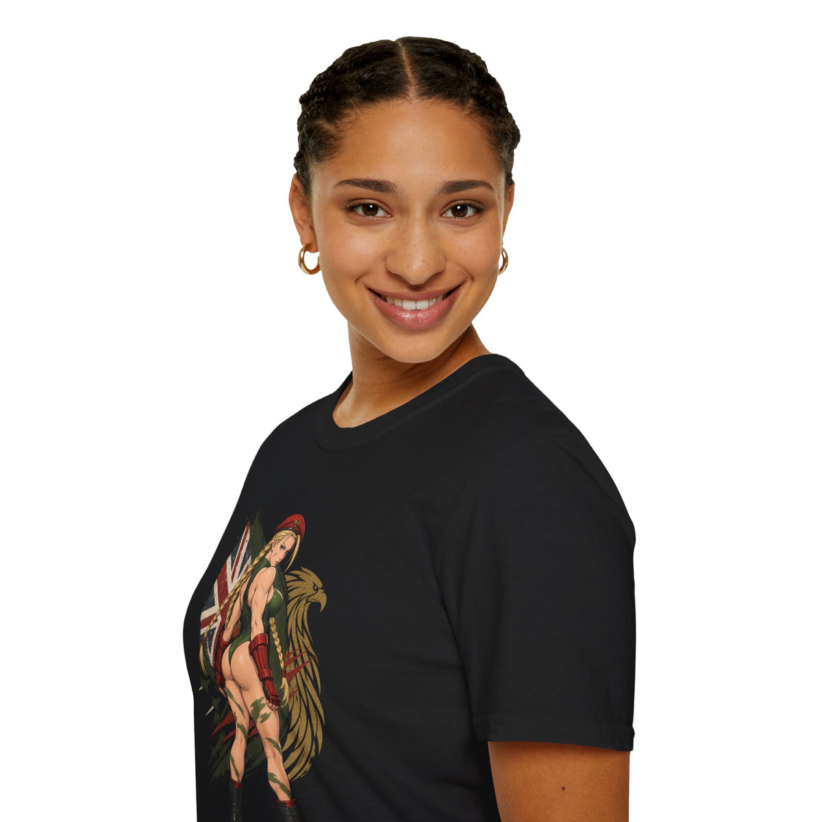 Cammy Street Fighter | Sexy Cammy Pin Up Girl Graphic T Shirt