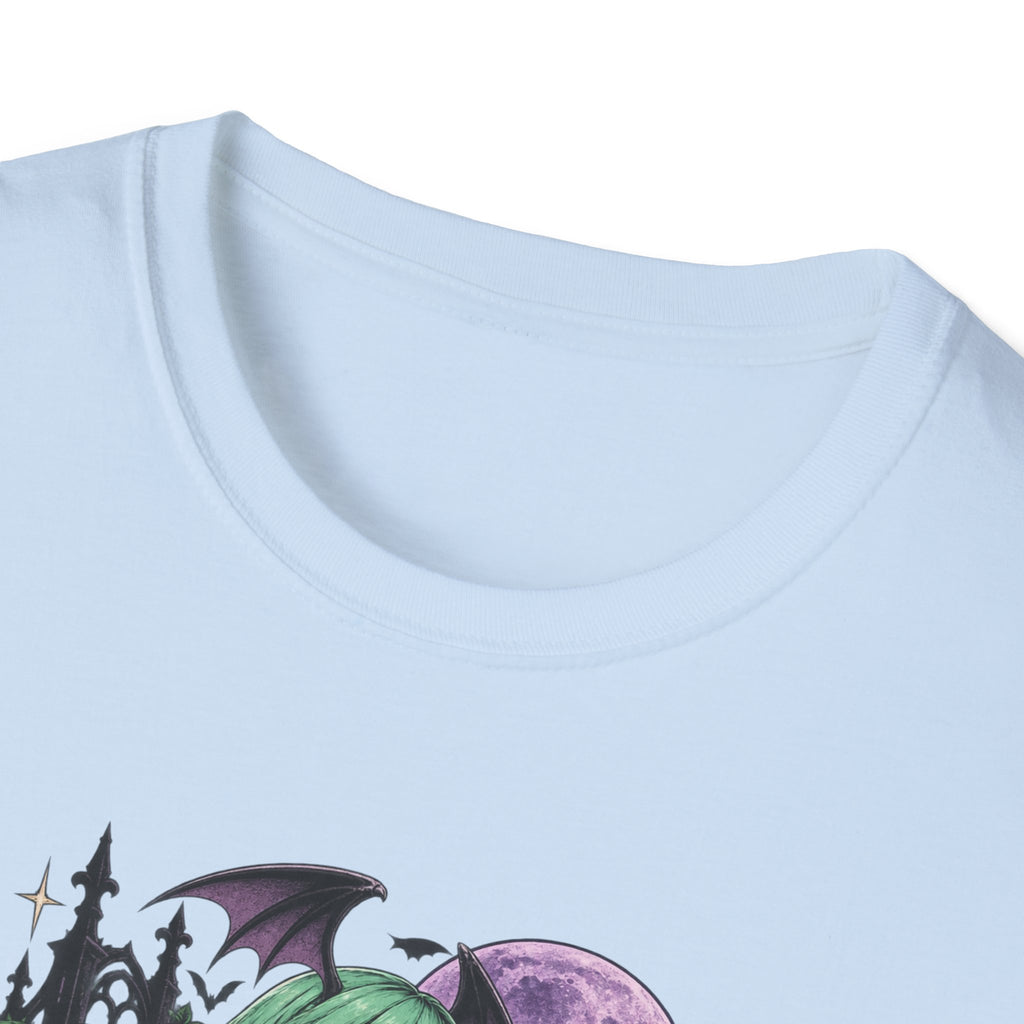 Morrigan | Sexy Succubus Pin Up Girl | Gothic Sorceress Halloween Gamer T-Shirt
