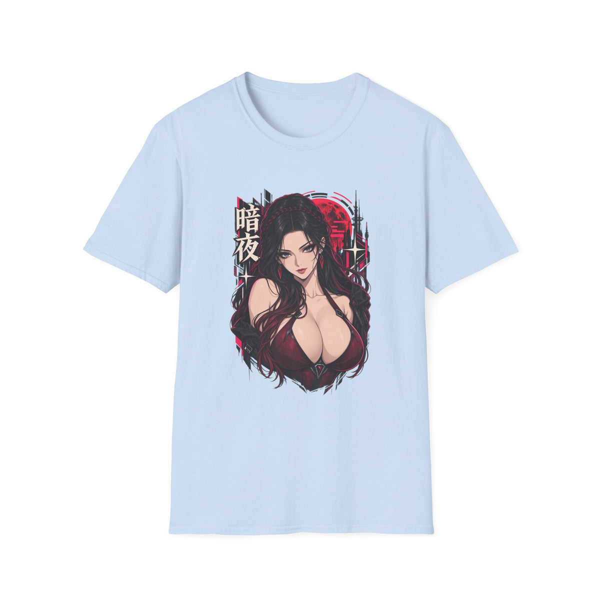 Noir | Sexy Anime Vampire Pin Up Girl | Waifu T-Shirt