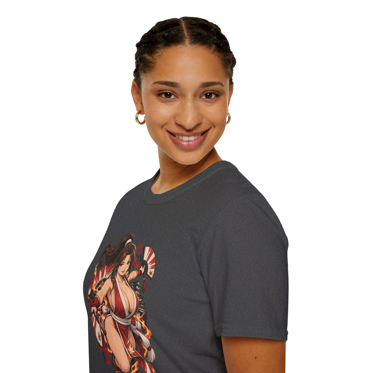 Mai Shiranui | Fatal Fury | Anime Style Pin up Girl Warrior T-Shirt