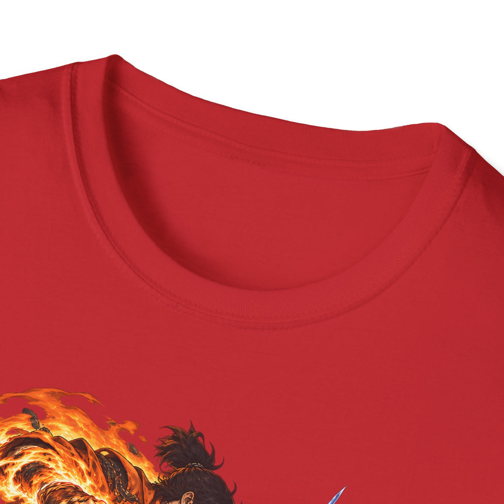 Elemental Battle | Fire vs Ice | Ninja Japanese Fantasy T-Shirt