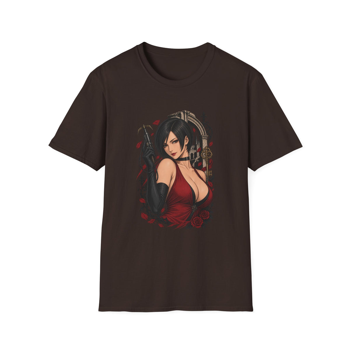 Ada Wong | Residsent Evil Gothic Anime Pin Up Girl T-Shirt