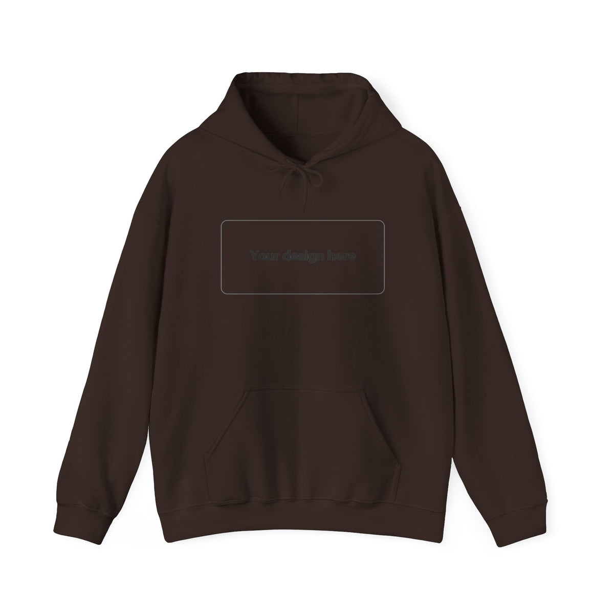 Hoodie | Customizable Blank-Front Pullover