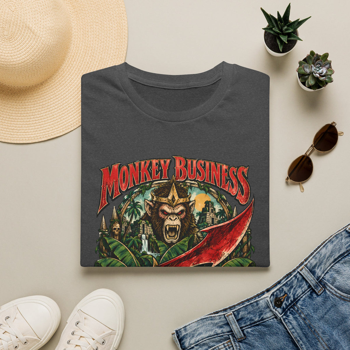 Monkey Business T‑Shirt - OSRS / Runescape Inspired Graphic Tee