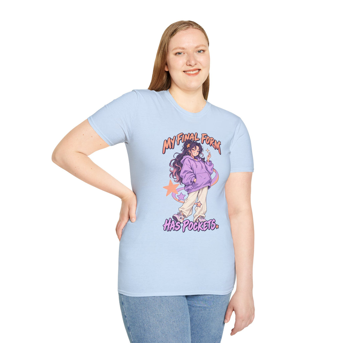 My Final Form Has Pockets | Cute Anime Girl Graphic Tee