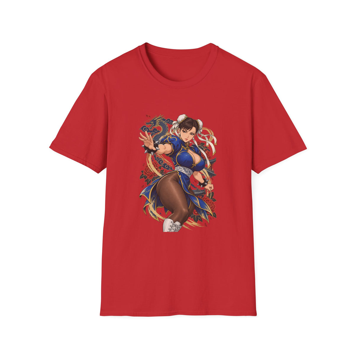 Chun Li | Street Fighter Videogame Fan Anime Pin Up Girl Graphic Shirt