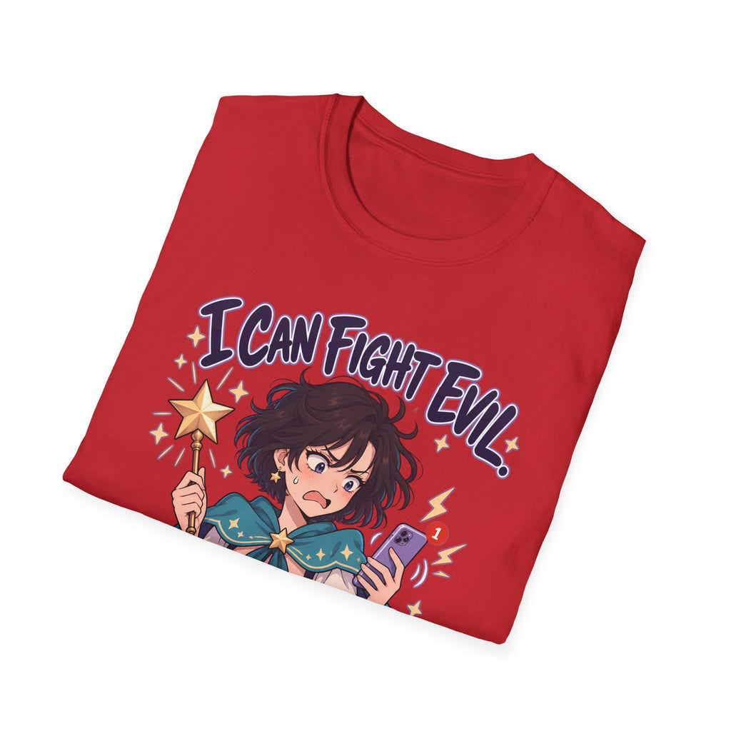 Working Witch | I Can Fight Evil, Please Just Email | Cute Anime T Shirt