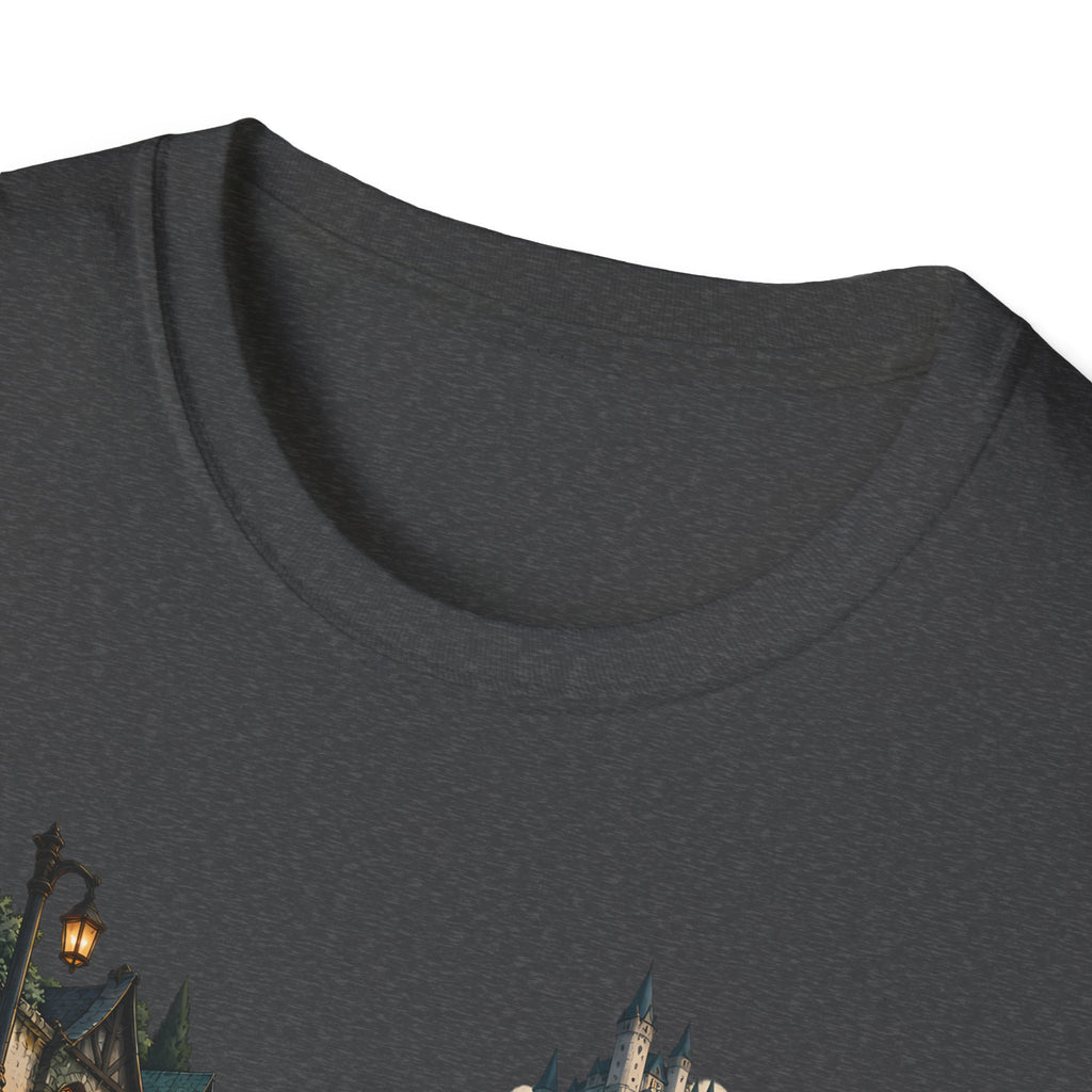 Quests and Adventures | Japanese Style | Anime Fantasy Dragon Castle T Shirt