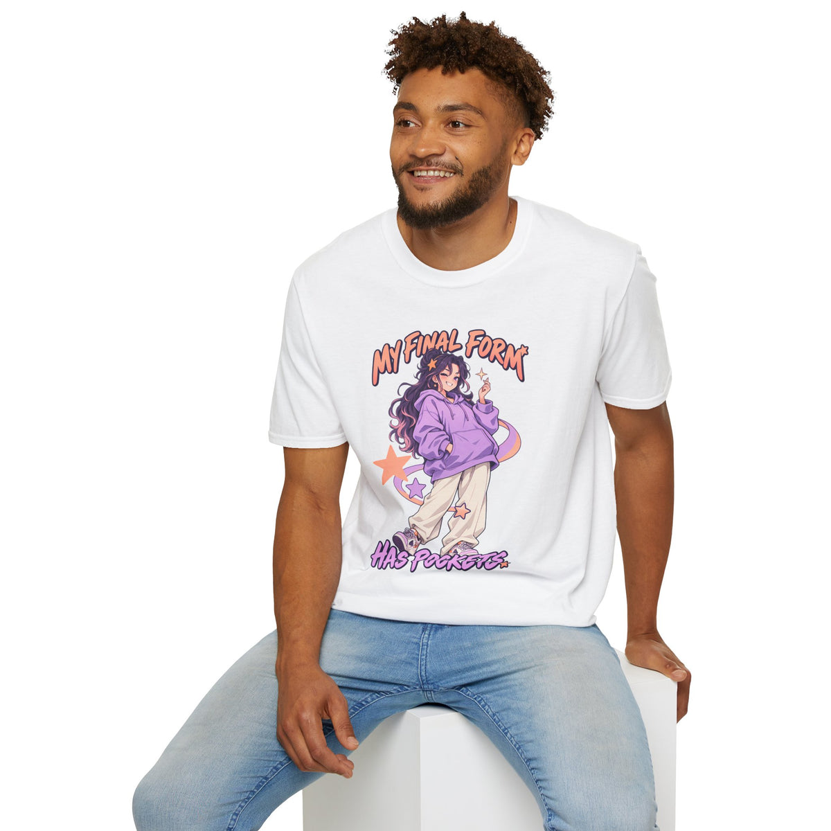 My Final Form Has Pockets | Cute Anime Girl Graphic Tee