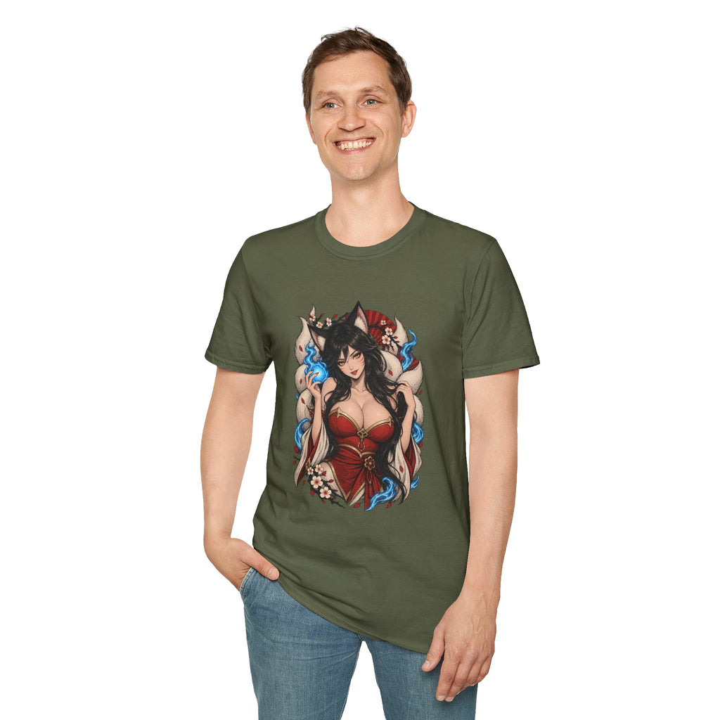 Ahri | League of Legends | Anime Pin Up Kitsune Girl T-Shirt