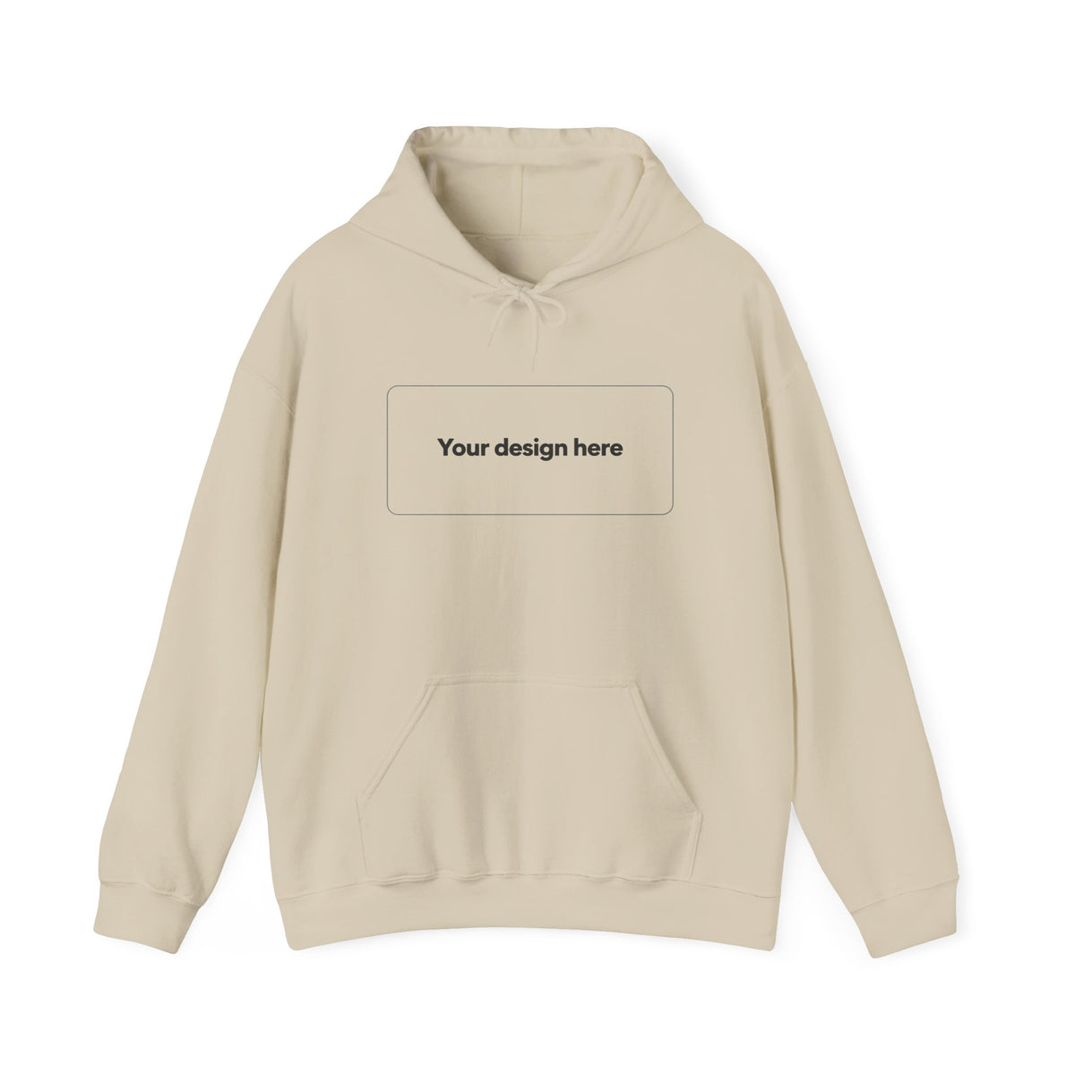Hoodie | Customizable Blank-Front Pullover