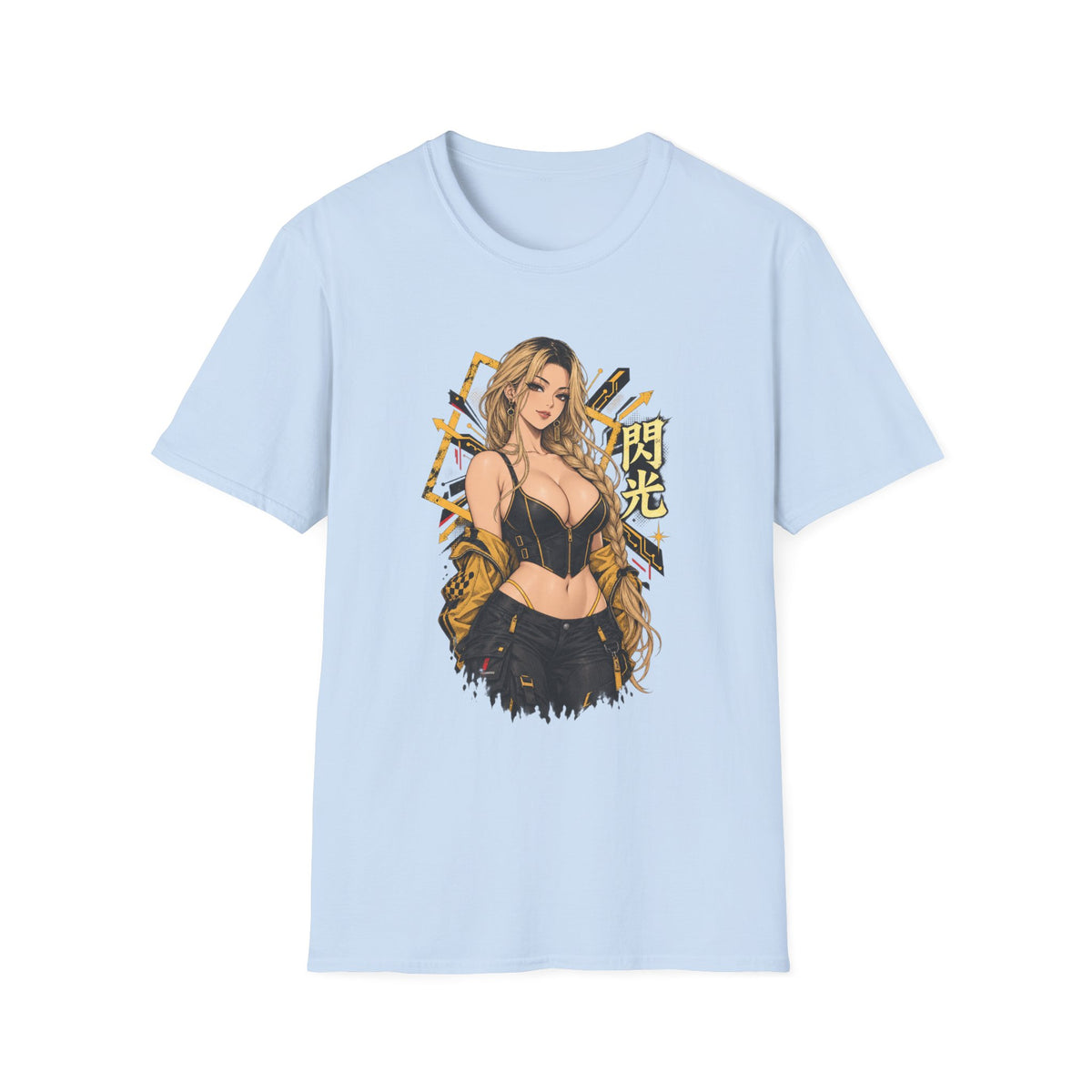 Sunny | Sexy Pin Up Golden Samurai Hot Girl T-Shirt