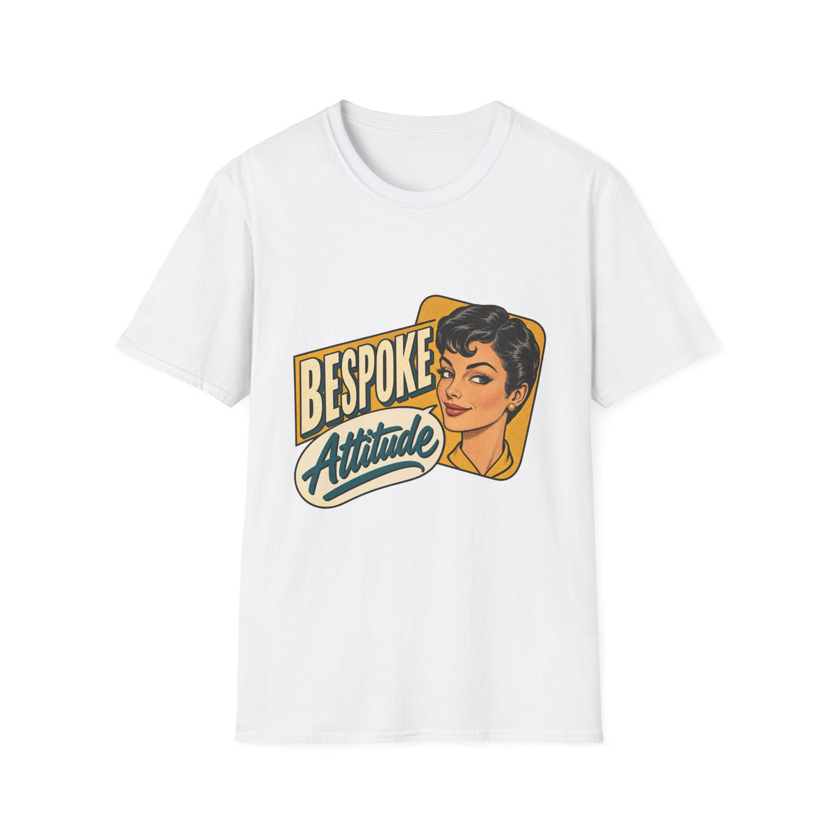 Bespoke Attitude Retro Style Graphic | Vintage 1950s Pinup Tee