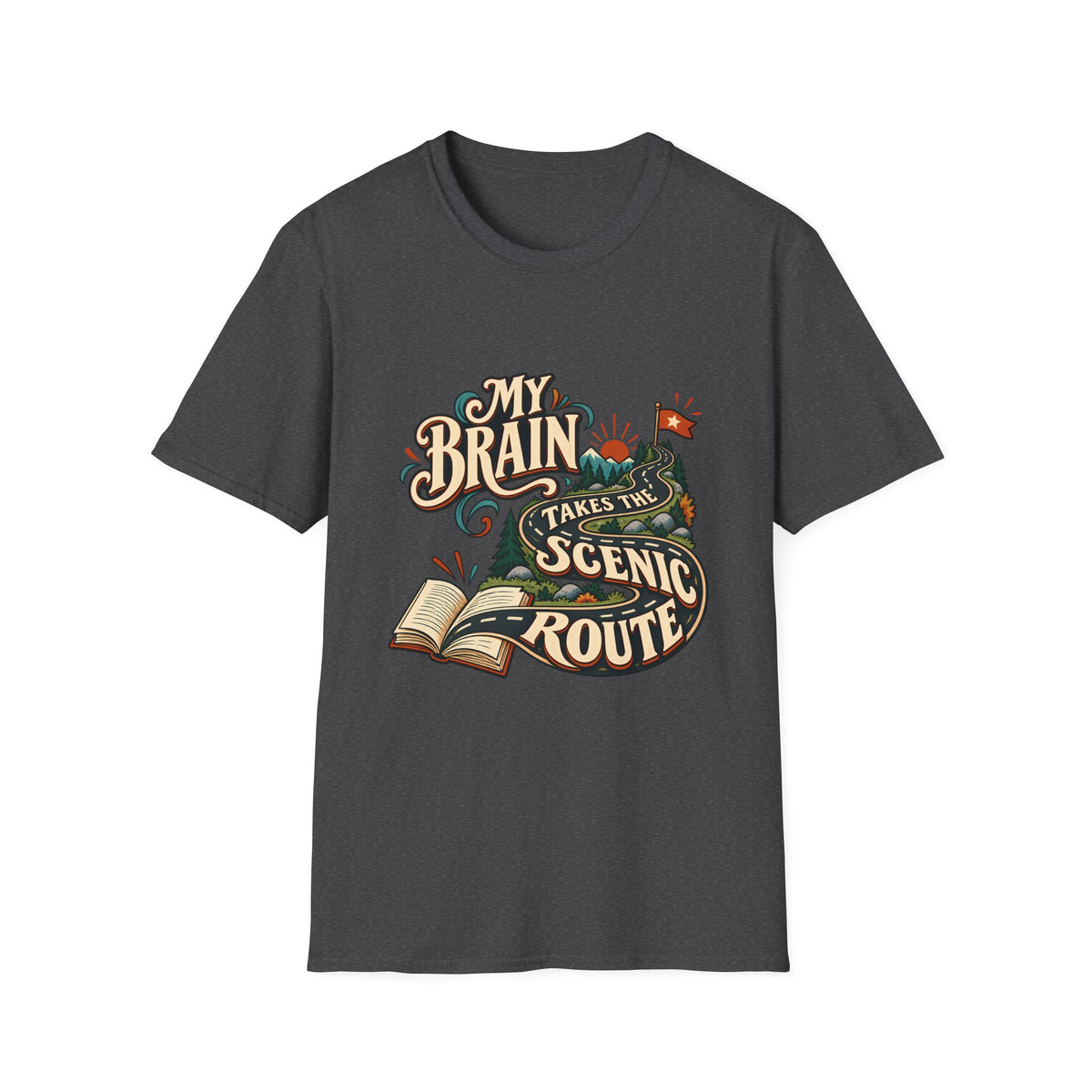 The Scenic Route | A Beautifully Different Mind | Neurodivergent Shirt
