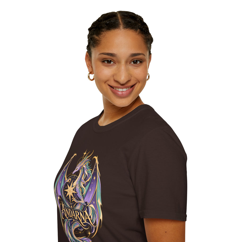 Andarna | Onyx Storm Dragon Graphic T-Shirt | Book Inspired