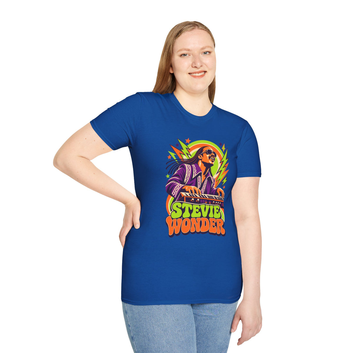 Retro Music Legend Stevie Wonder Graphic Tee