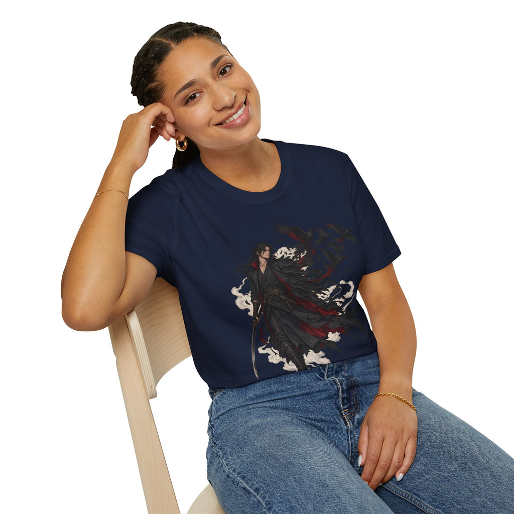 Dark Samurai | Raven Warrior Spirit | Graphic T Shirt