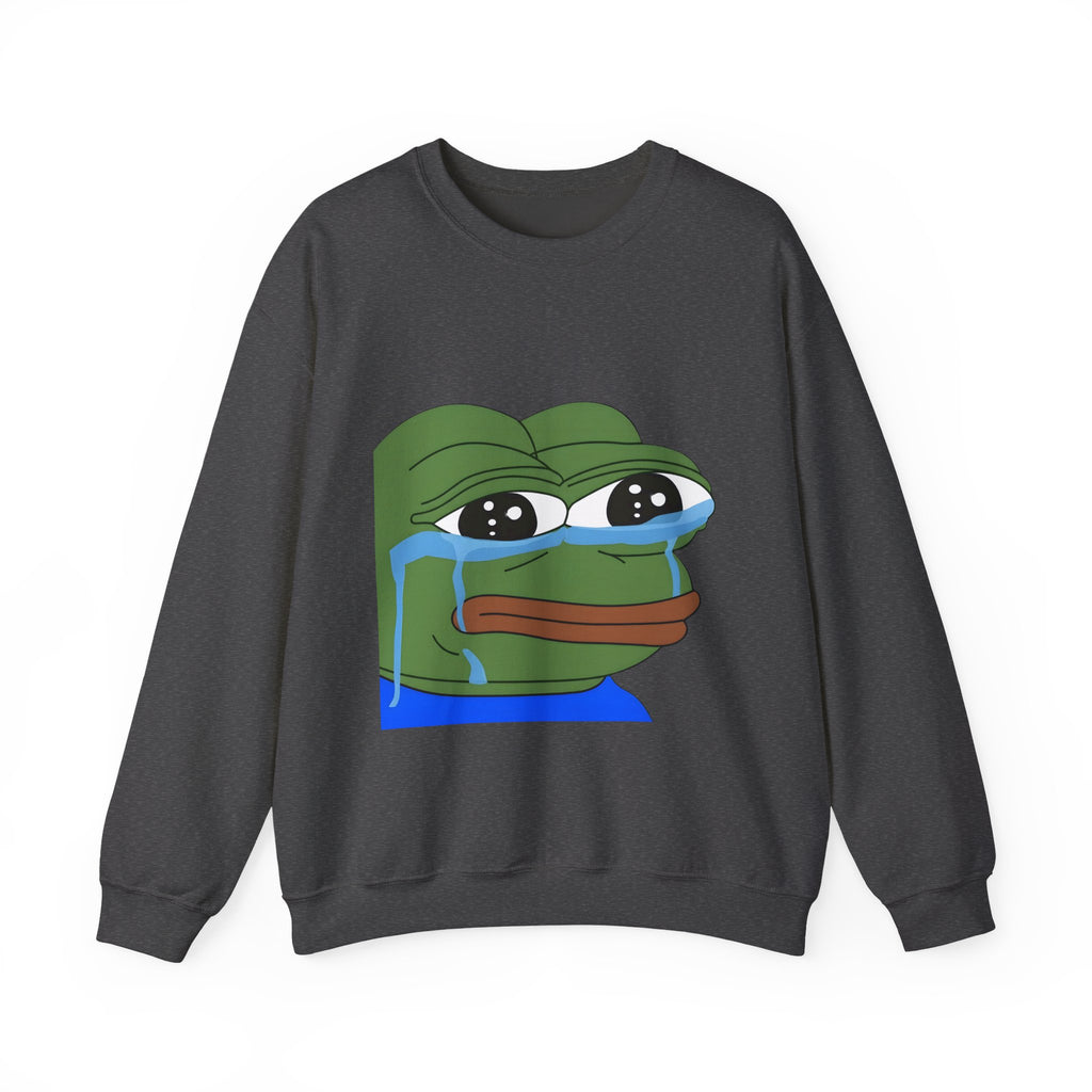 Crying Pepe Graphic Sweatshirt