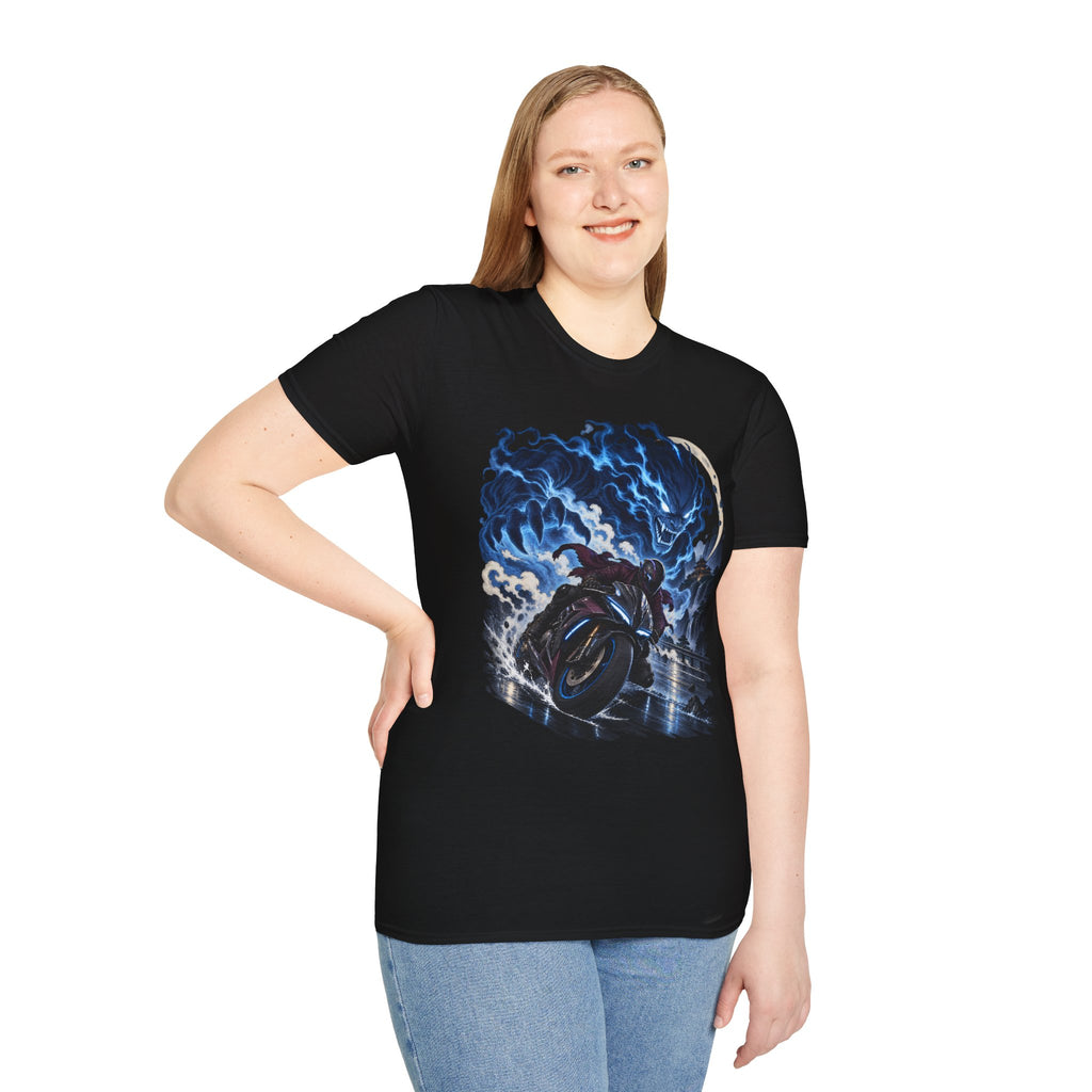 Demon of the Storm | Night Rider | Japanese Urban Motorcycle Tee