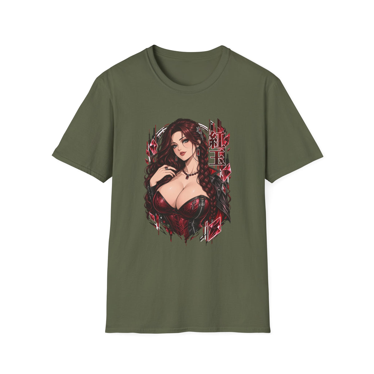 Roby | SexyAnime Femme Fatale Pin Up Girl | Waifu T-Shirt