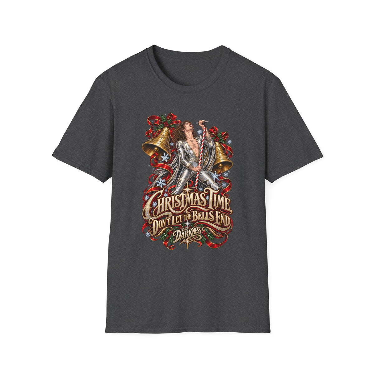 Christmas Time Don't let the Bells End | The Darkness | Christmas Rock T-Shirt