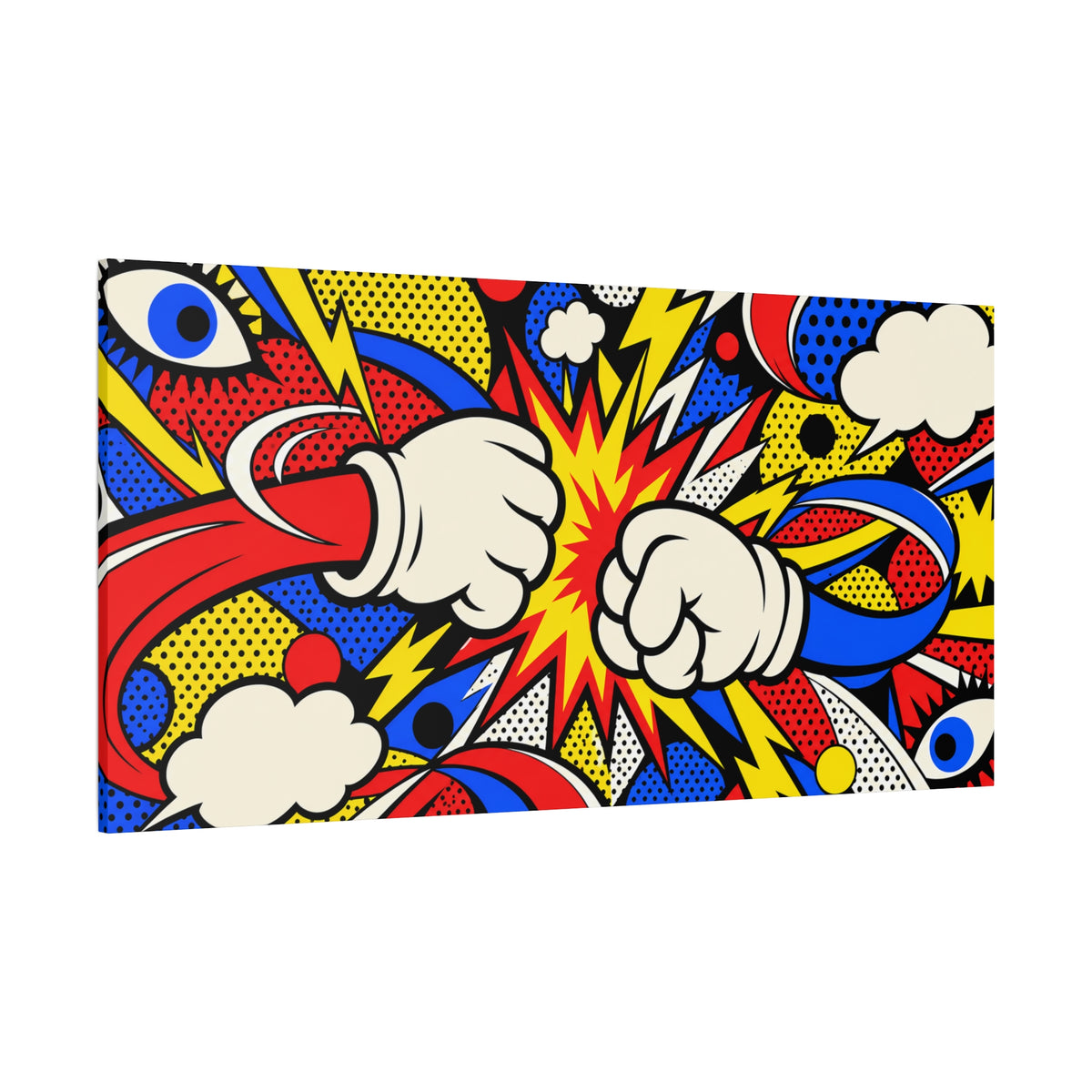 Wall art | Comic Impact: Bold Comic Pop Art Print