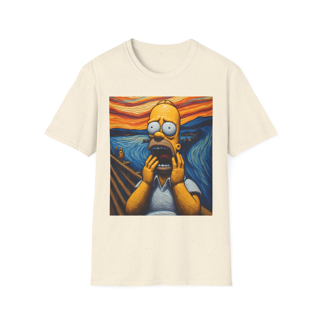 Homer Scream T-Shirt — Parody Pop Art Graphic Tee
