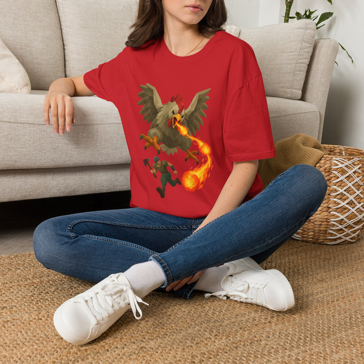 EVIL CHICKEN | OSRS | Runescape Inspired Graphic T Shirt