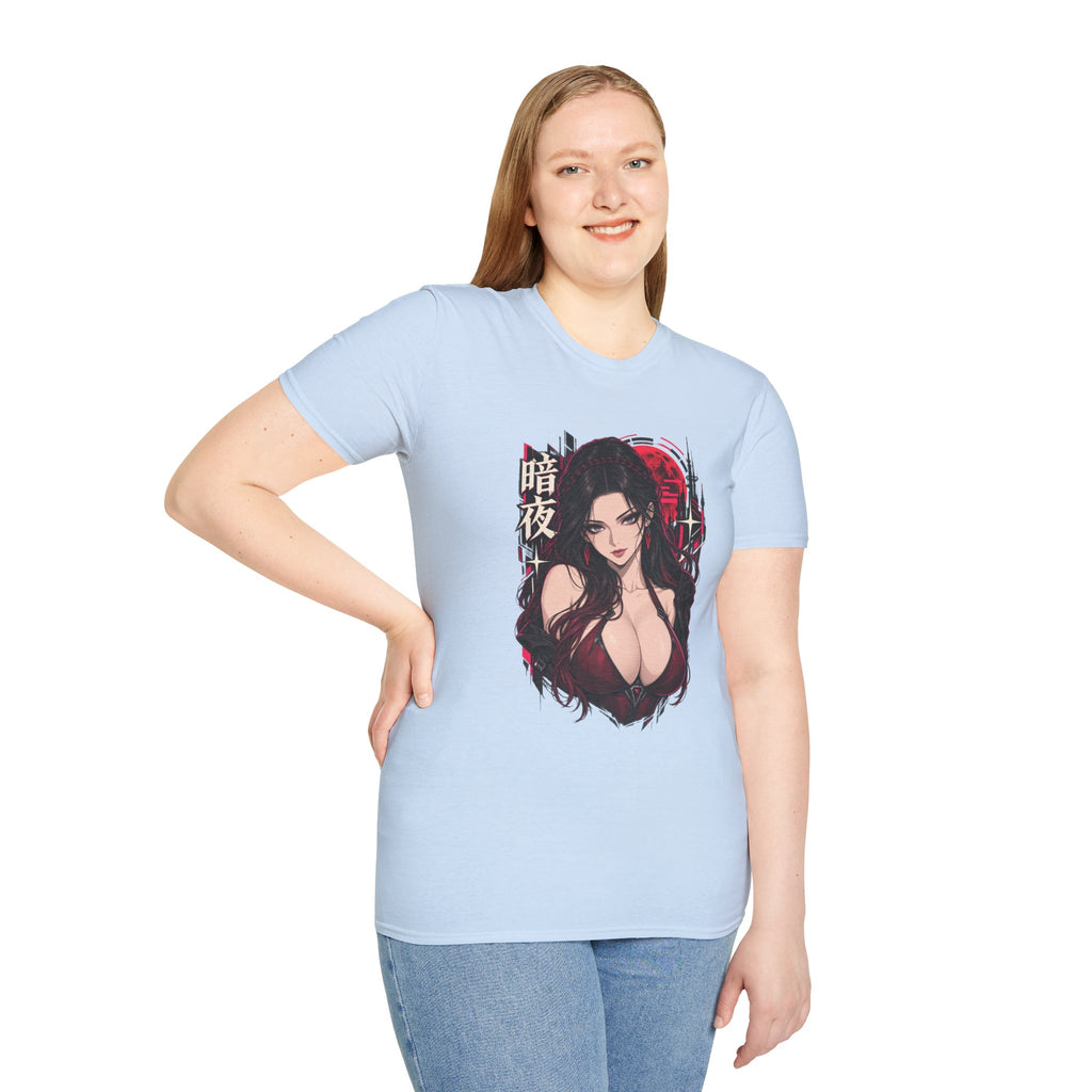 Noir | Sexy Anime Vampire Pin Up Girl | Waifu T-Shirt