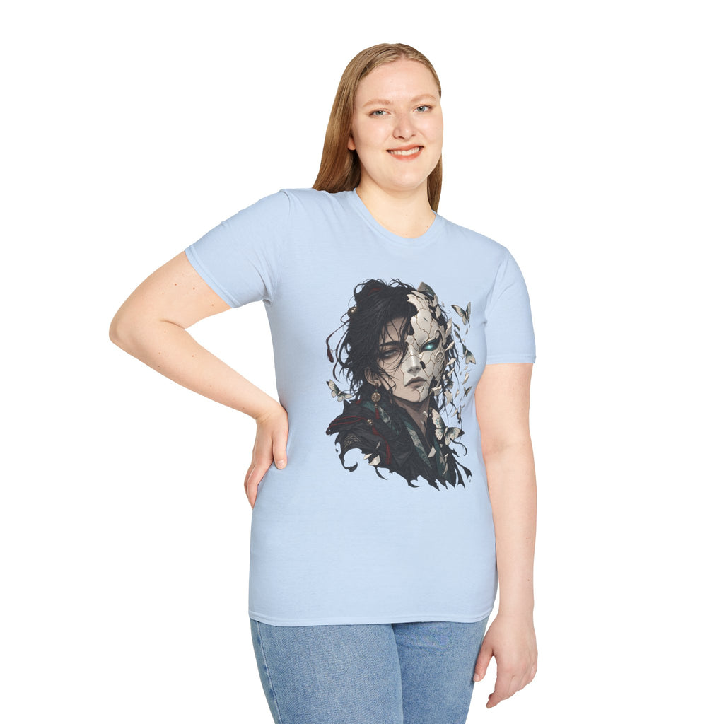 Mask Unfurls | Japanese Anime Style Mask Graphic Shirt