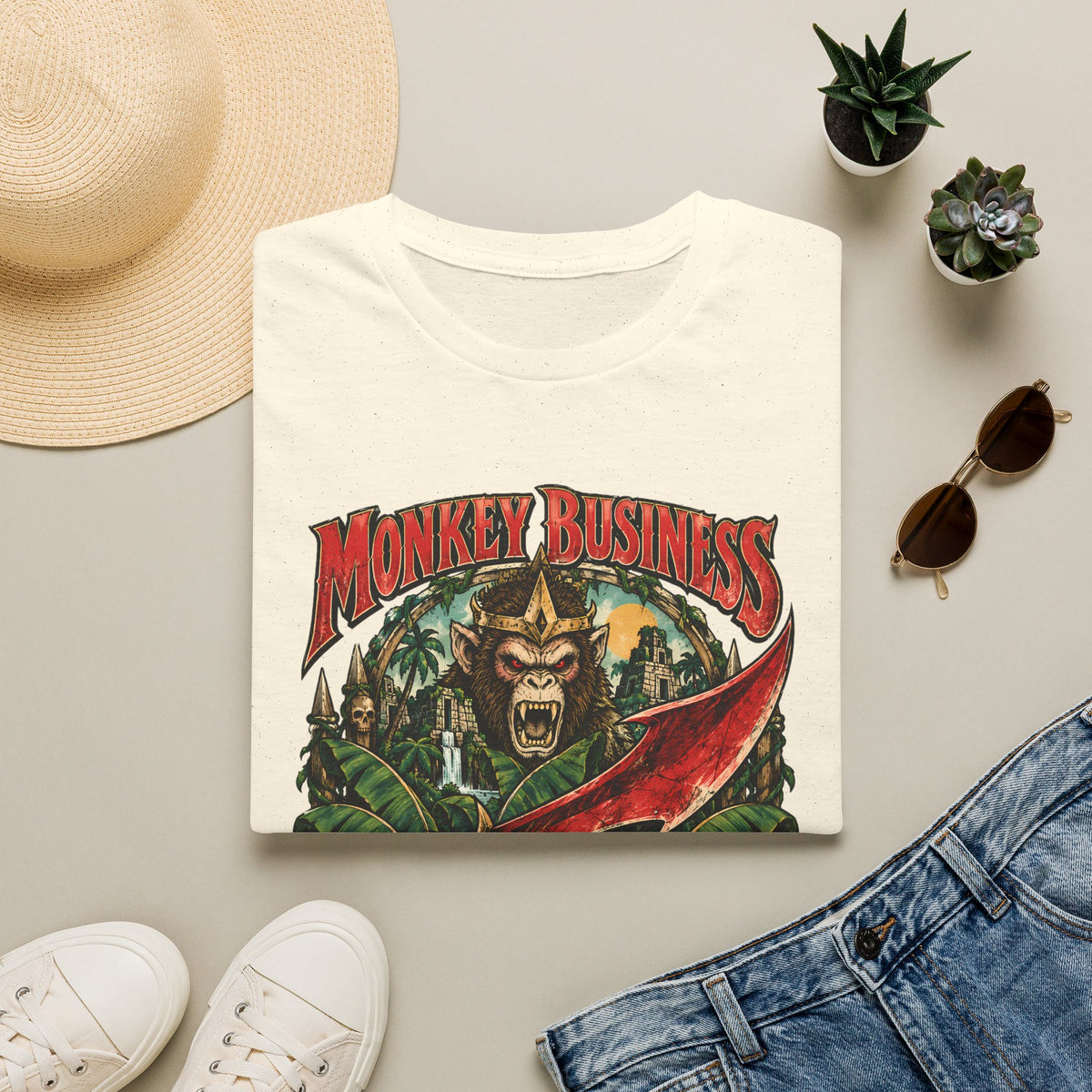 Monkey Business T‑Shirt - OSRS / Runescape Inspired Graphic Tee