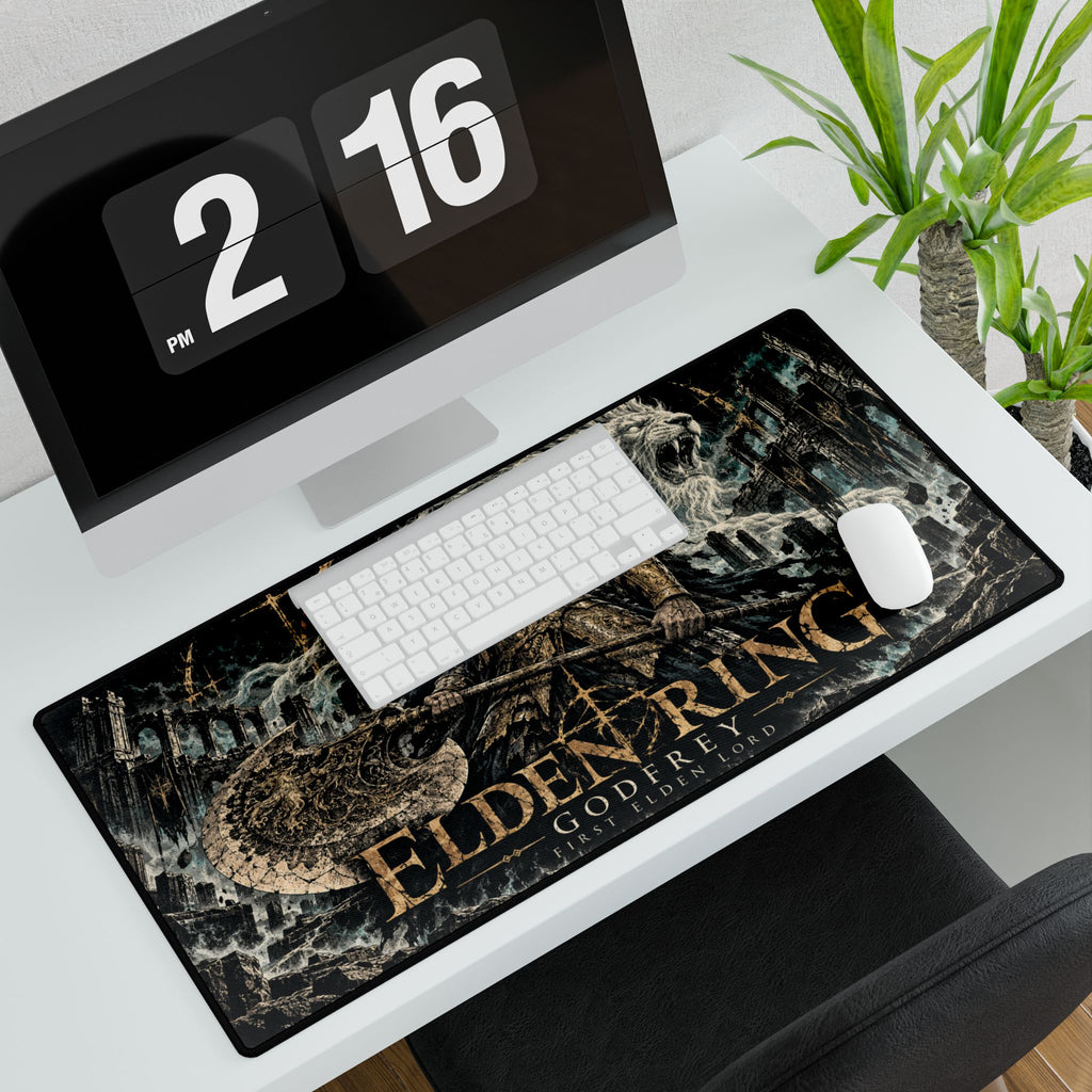 Elden Ring Godfrey Gaming Desk Mat | Large PC Mouse Pad