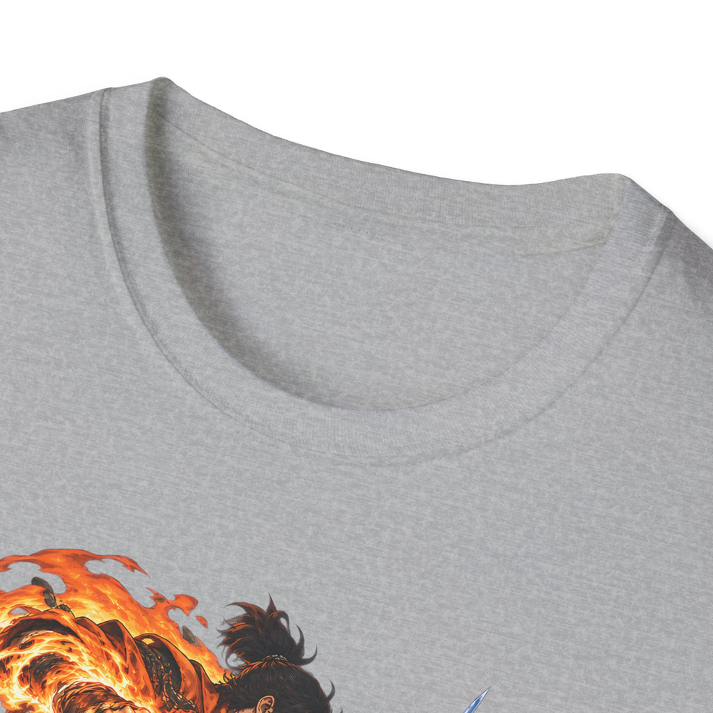 Elemental Battle | Fire vs Ice | Ninja Japanese Fantasy T-Shirt