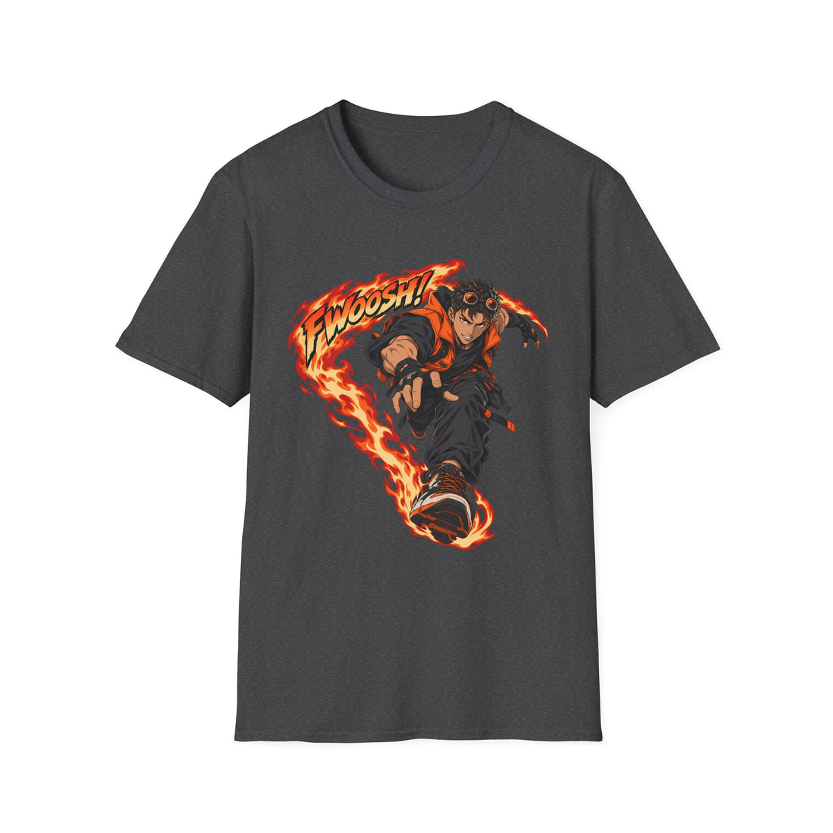 FWOOSH! | Fire Ninja | Japanese Anime Ninja Graphic Shirt