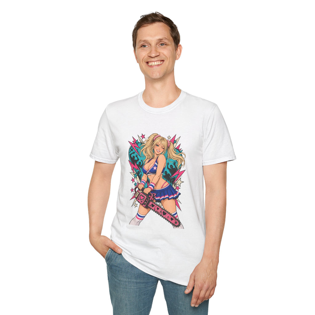 Juliet Starling | Lollipop Chainsaw | Zombie Game | Sexy Pin Up Girl T Shirt