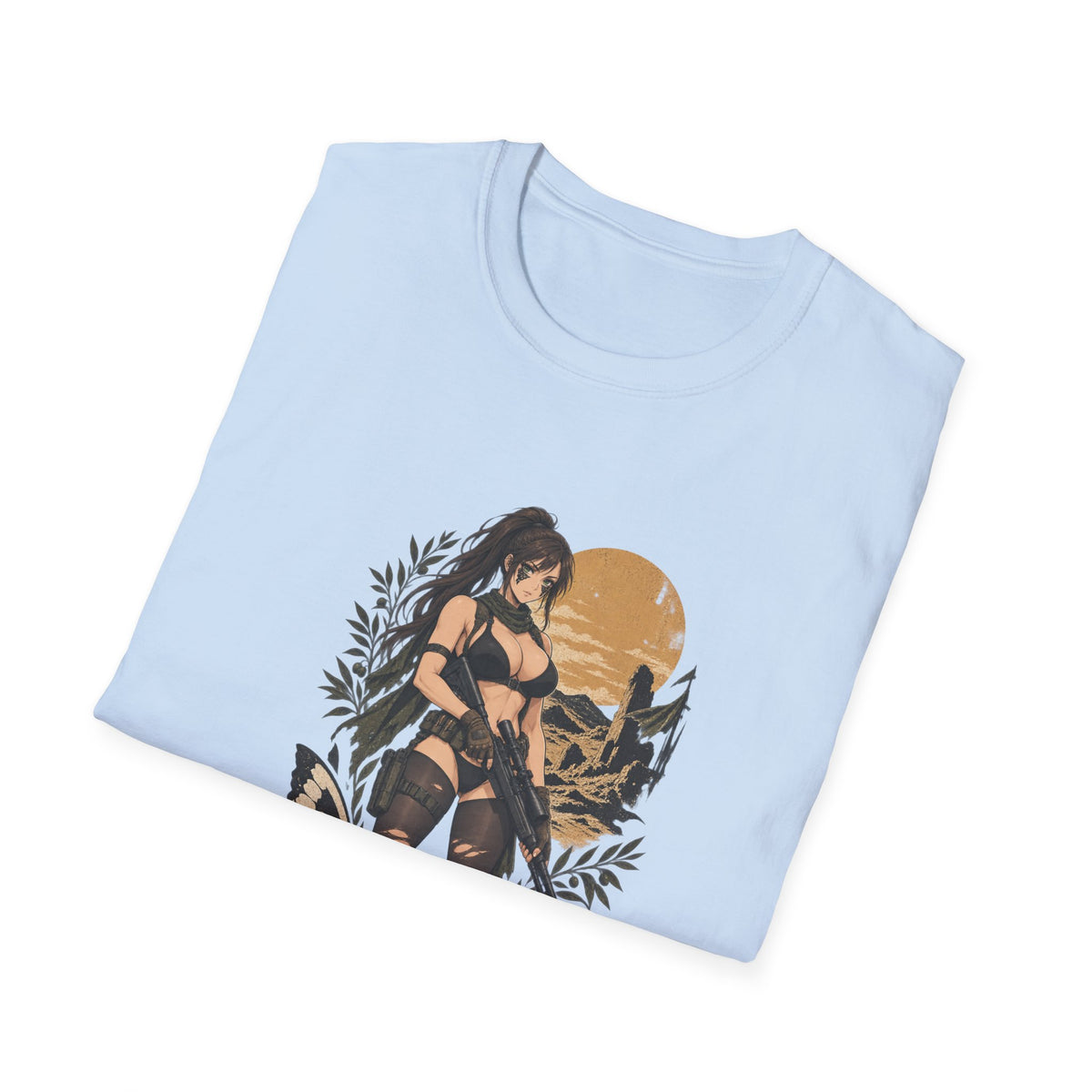 Quiet | Metal Gear | Sexy Sniper Pin up Fantasy Warrior Woman T-Shirt