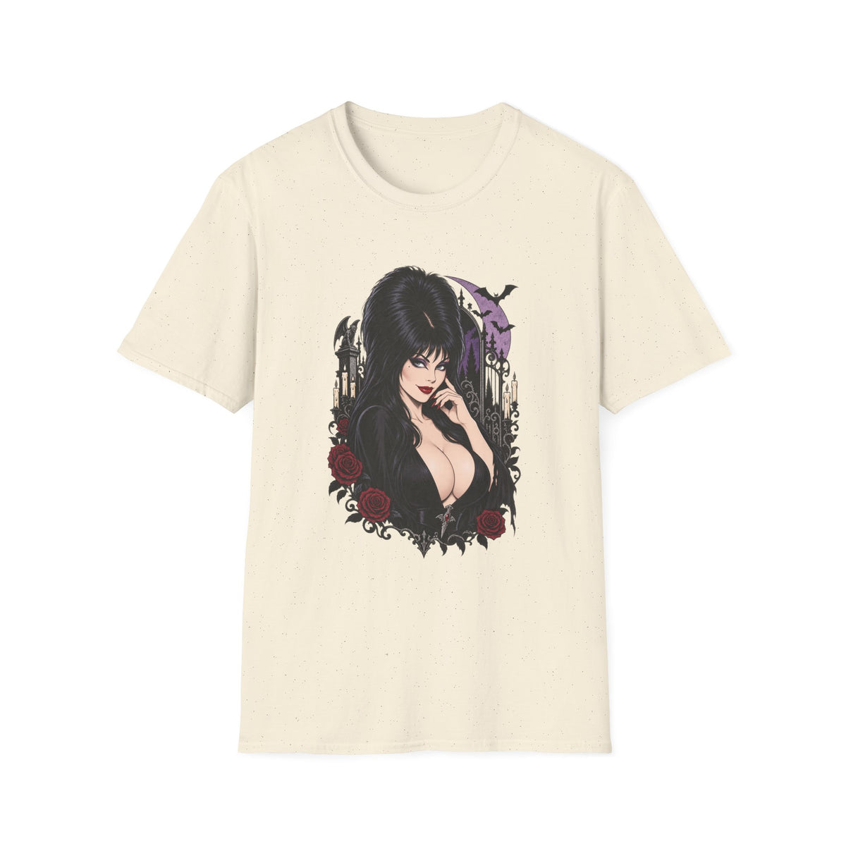 Elvira | Mistress of the Dark | Gothic Vampyress Pinup Girl | Sexy Halloween T-Shirt