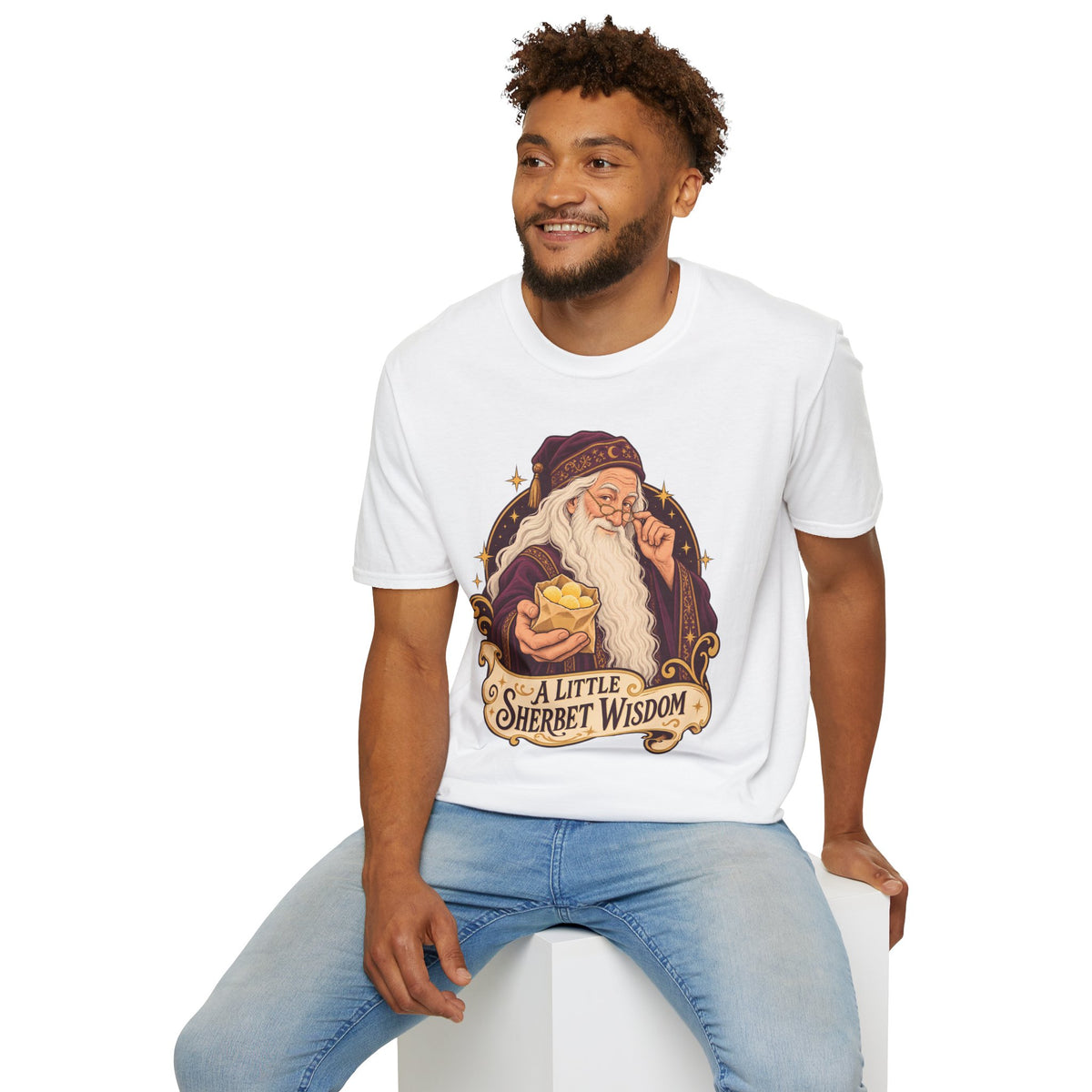 Dumbledore | Sherbet Lemon? | Harry Potter Illustration T‑Shirt