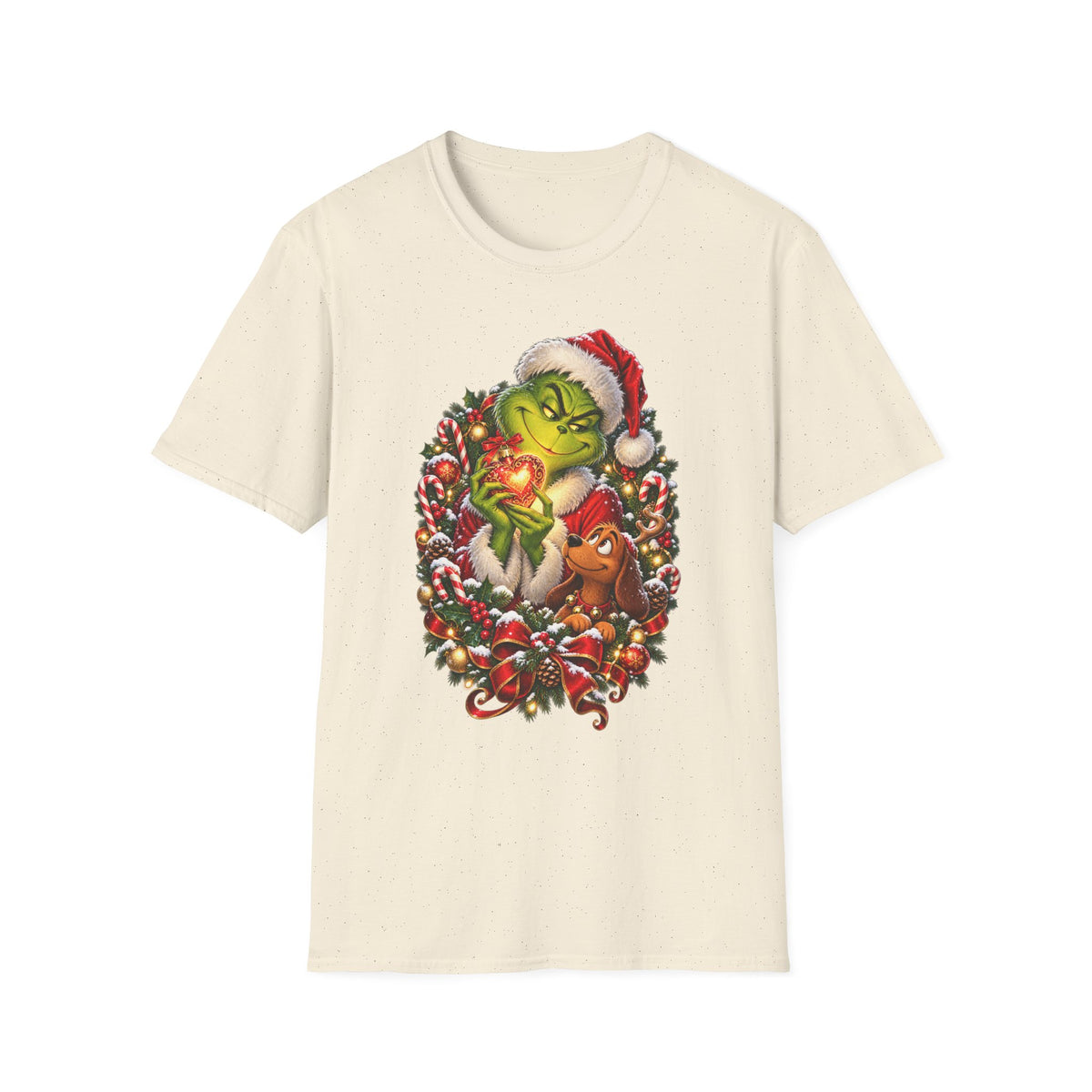 Grinch Heart | Christmas Holiday Grinch T-Shirt