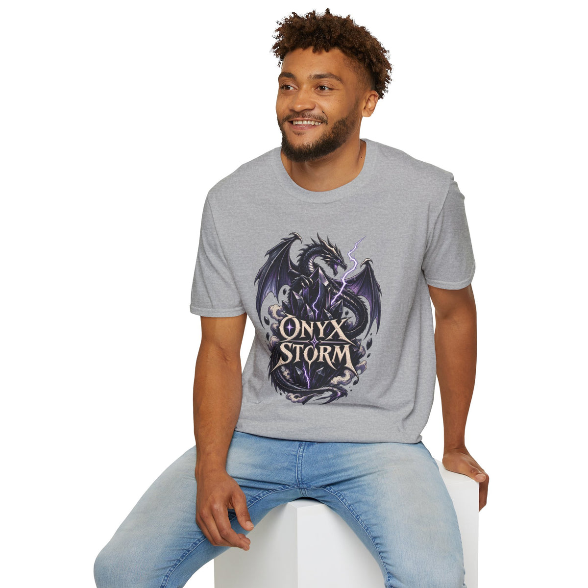 Onyx Storm | Fantasy Book Readers Dragon T-Shirt