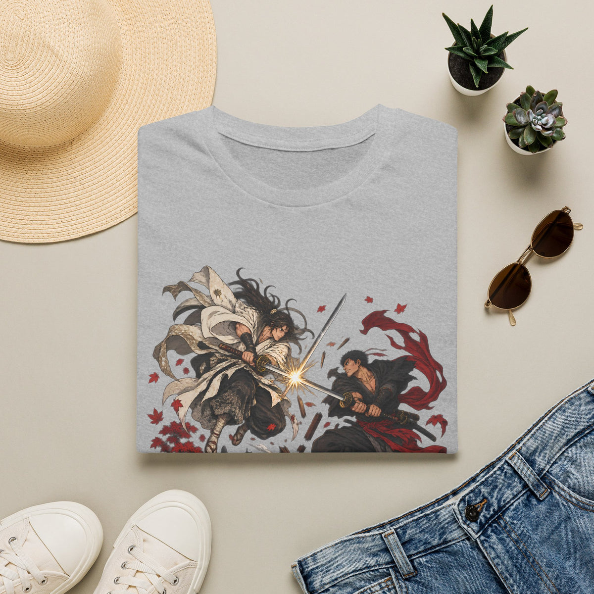 Battle of Broken Bridges | Anime Japanese Samurai Battle T-Shirt