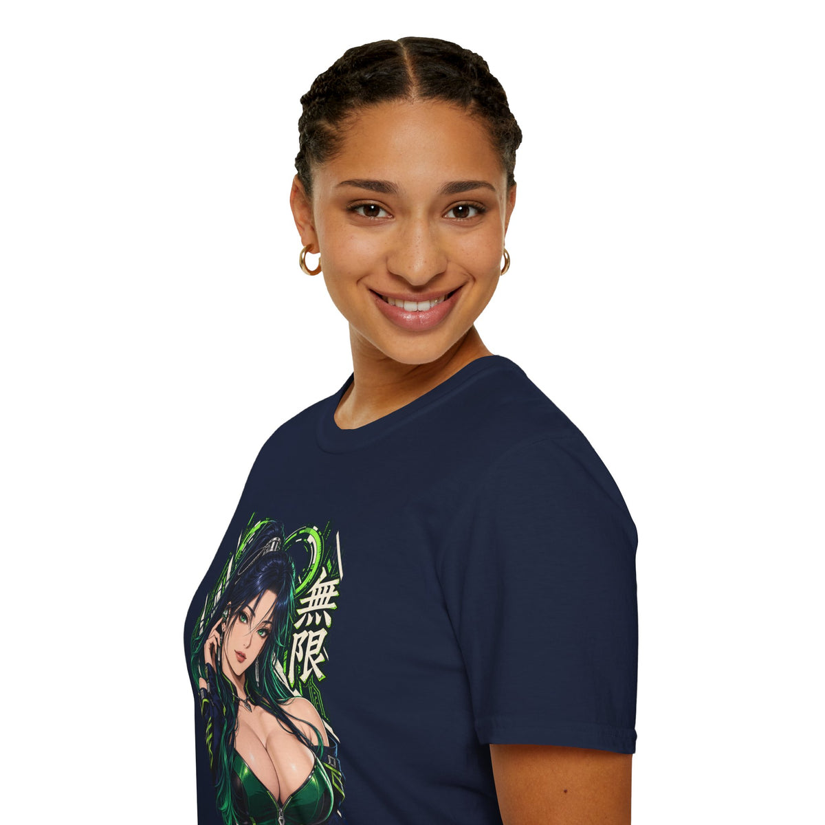 Infinity | Sexy Anime Ninja Pin Up Woman Graphic T-Shirt