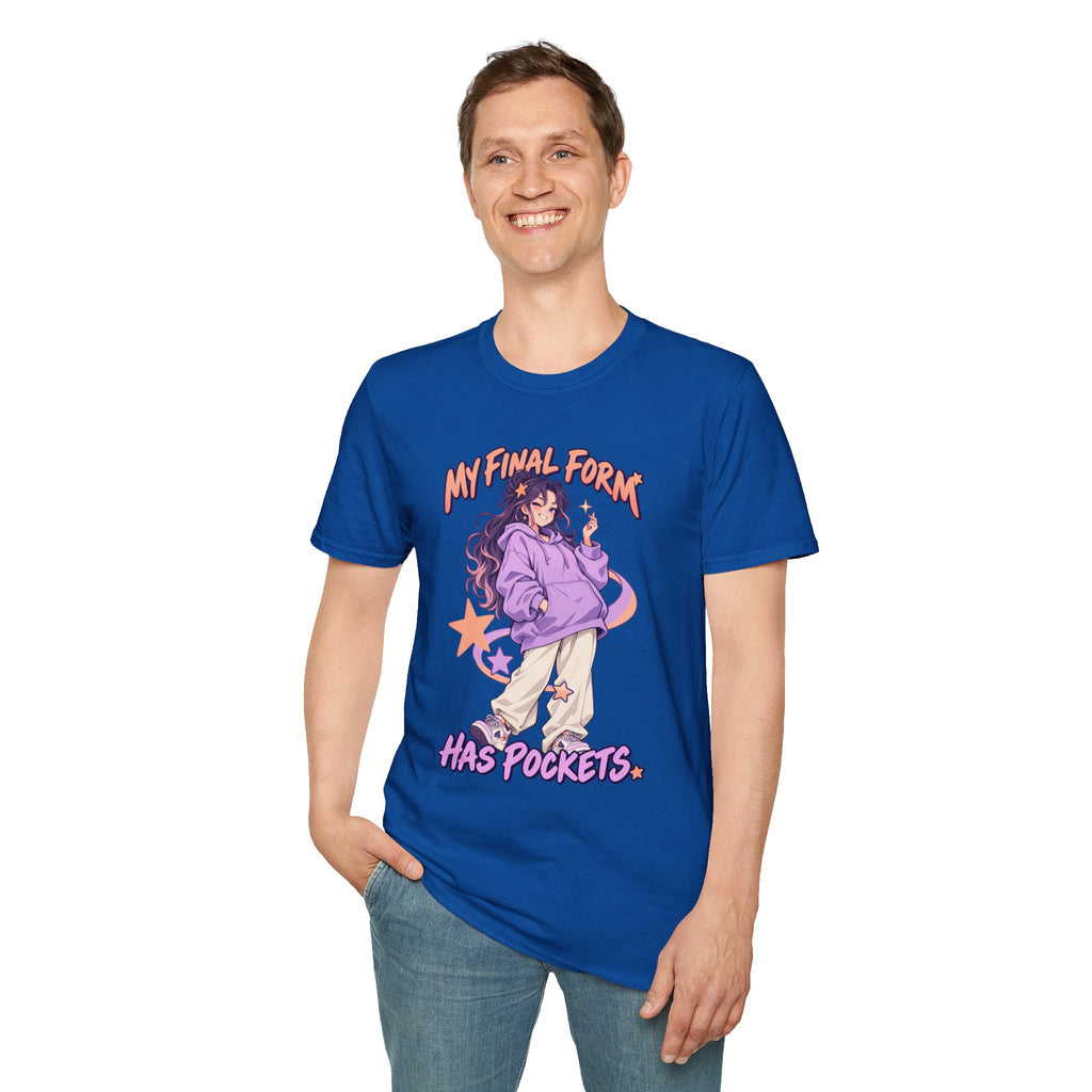 My Final Form Has Pockets | Cute Anime Girl Graphic Tee
