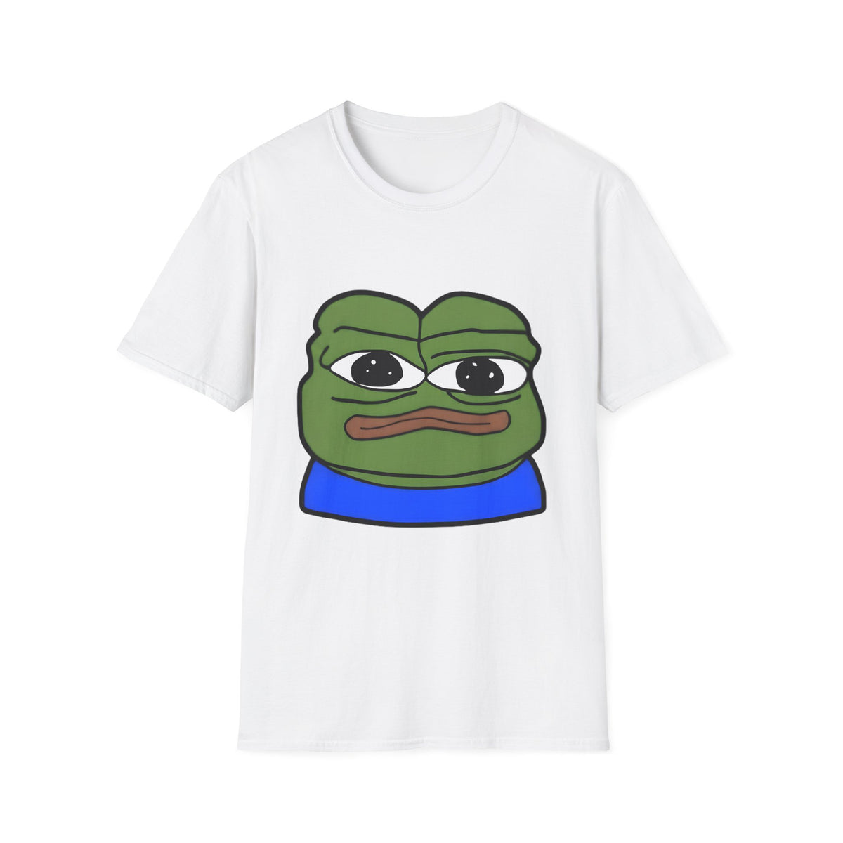 pepe Stare Frog Graphic Tee — Meme Pepe Face T-Shirt