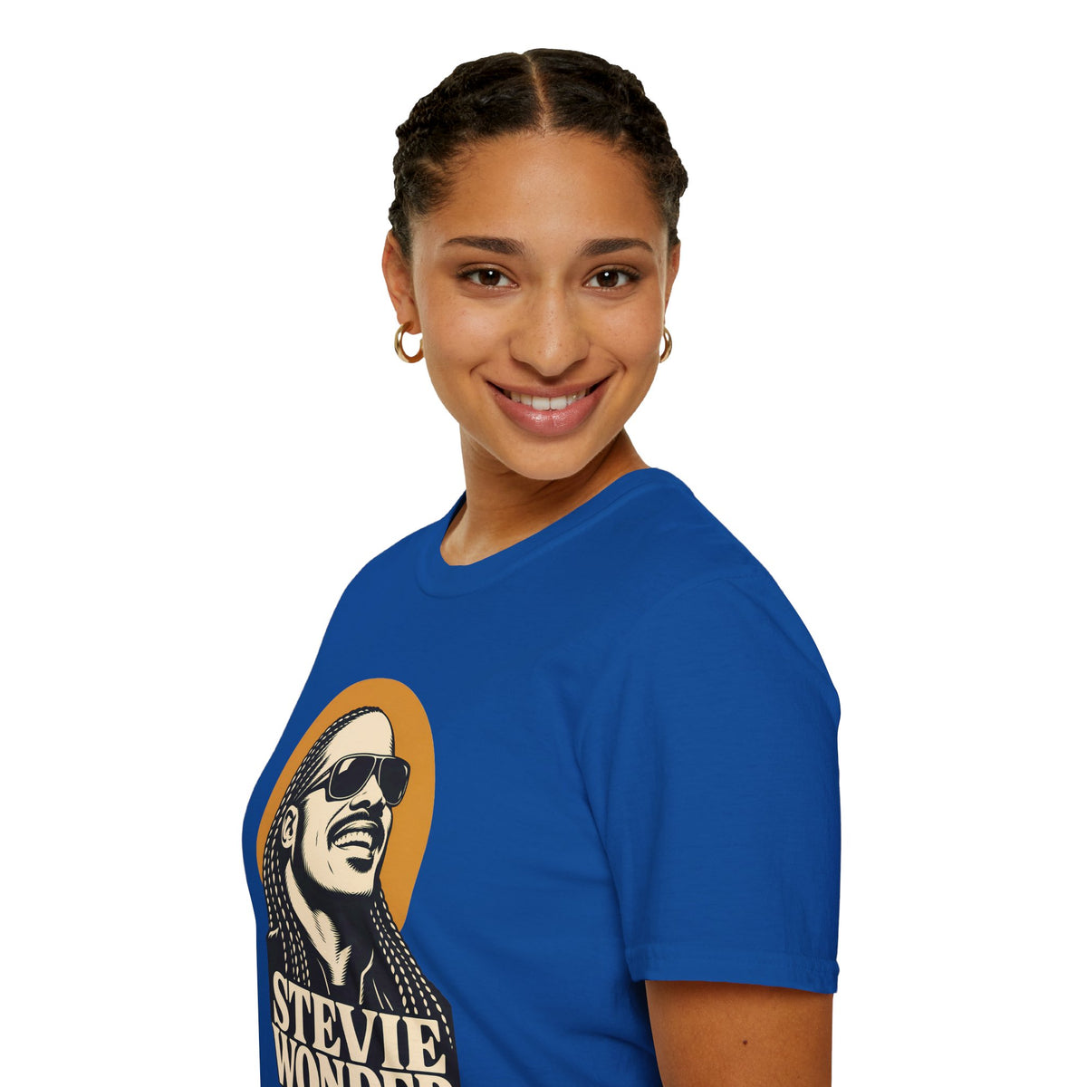 Stevie Wonder Graphic T-Shirt - Retro Soul Music Tee
